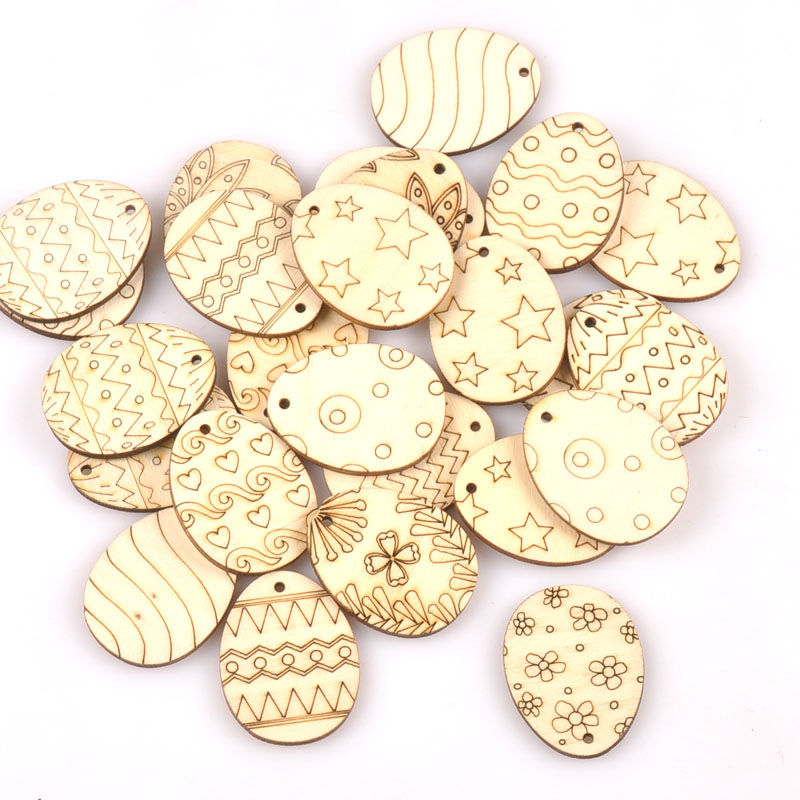 Embellishments For Scrapbooking - 25 Con Hỗn Hợp Trứng Phục