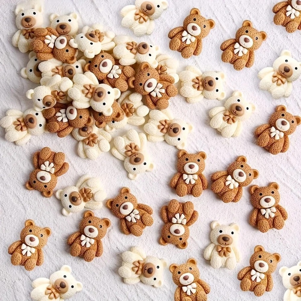 Embellishments For Scrapbooking - 10-100 cái Cabochon nhựa resin hình