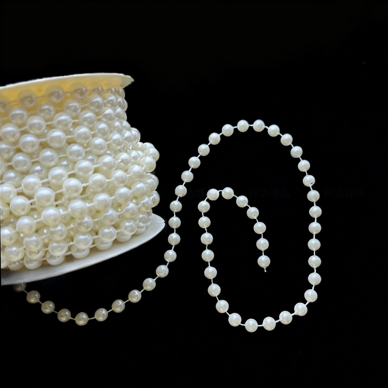 5Meter/Set White Pearl Chain 4 - đánh giá và giá Pearl Trim Chain