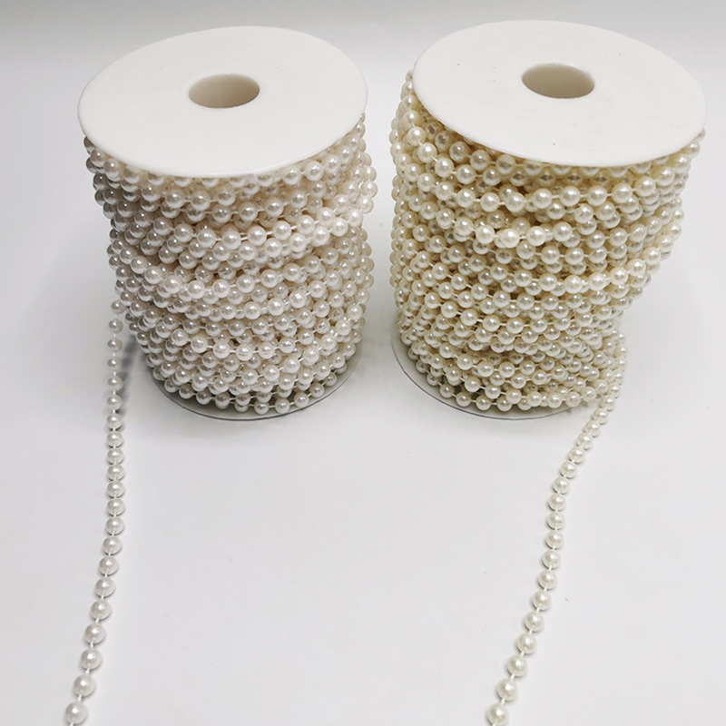 5Meter/Set White Pearl Chain 4 - đánh giá và giá Pearl Trim Chain
