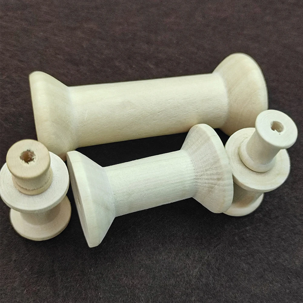 10/5 Cái Ống Cuộn Chỉ Gỗ Mini  - đánh giá và giá Organza Ribbon Spool
