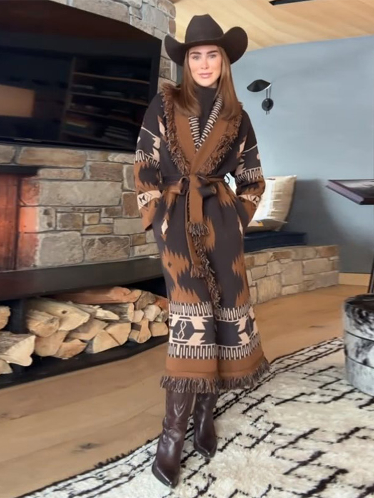 Chic Tassels Women's Cardigan  - đánh giá và giá Tassel Fringe Trim
