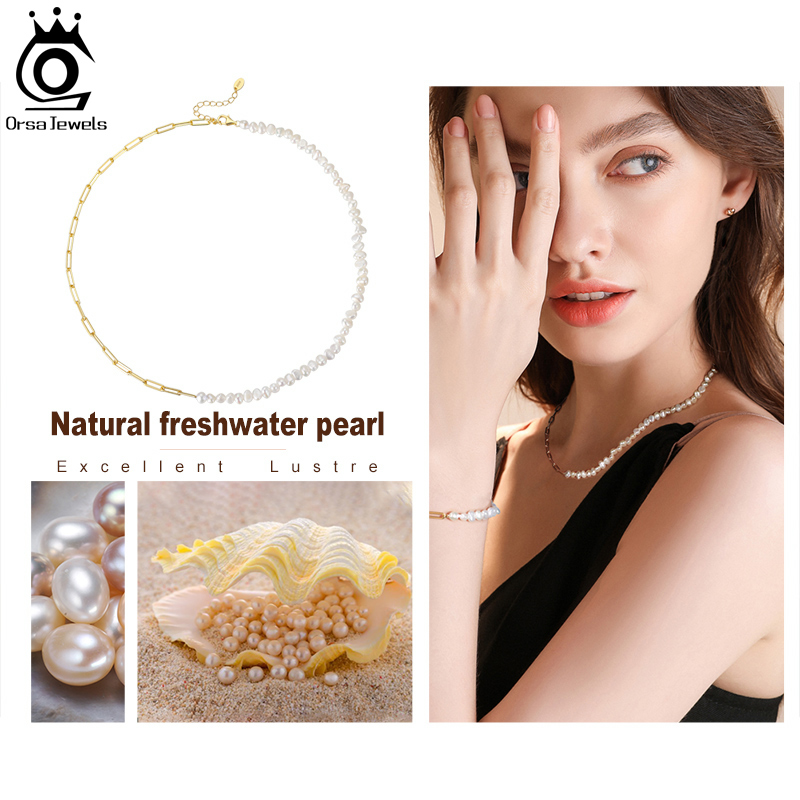 ORSA JEWELS Half Pearl Chain C - đánh giá và giá Pearl Trim Chain