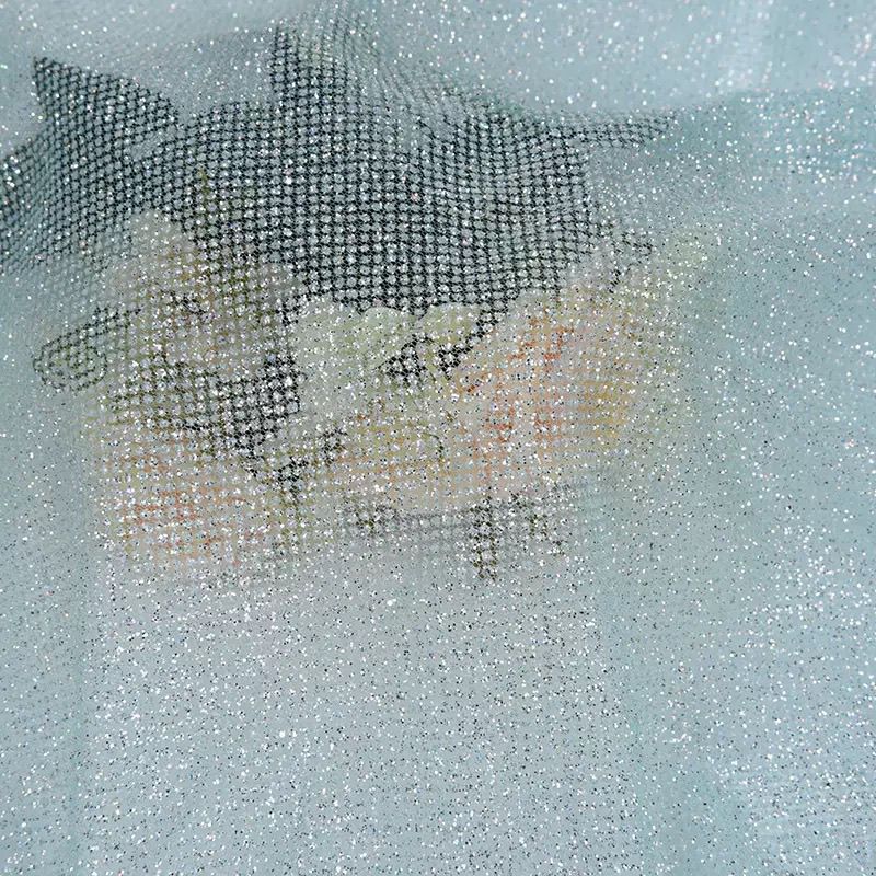 Glitter Sequin Mesh Fabric for - đánh giá và giá Crystal Mesh Fabric