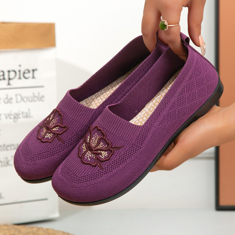 Women Knit Slip On Loafers Flo - đánh giá và giá Embellish Knit