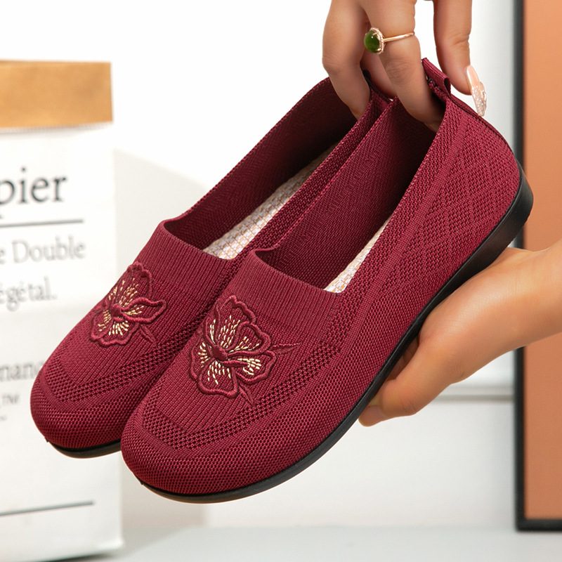 Women Knit Slip On Loafers Flo - đánh giá và giá Embellish Knit