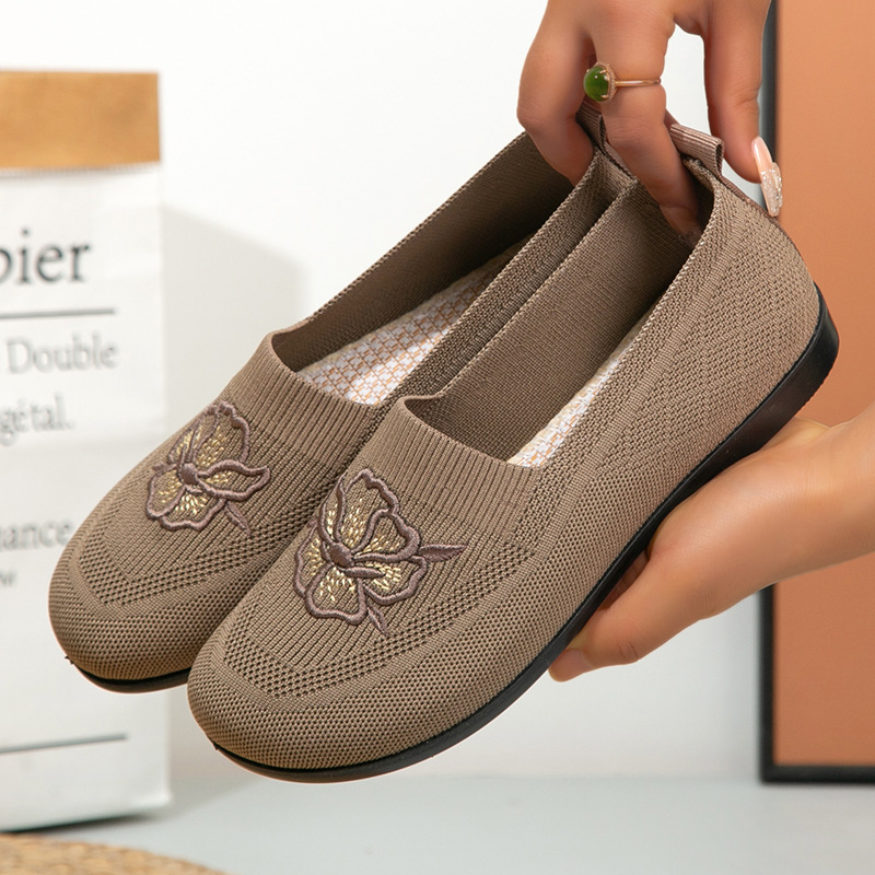 Women Knit Slip On Loafers Flo - đánh giá và giá Embellish Knit