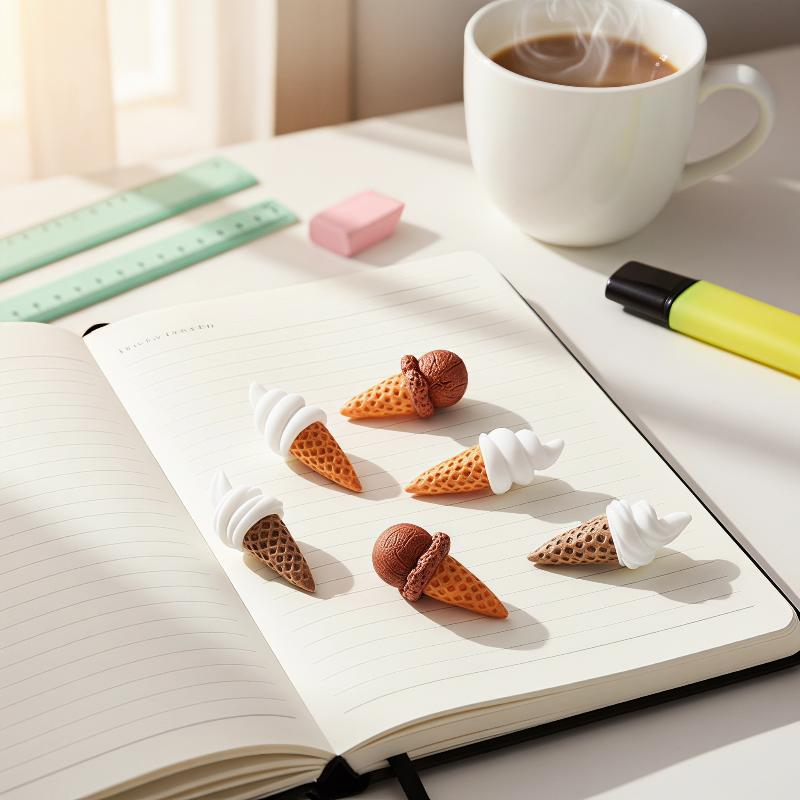 Kawaii Mini Resin Ice Cream Em - đánh giá và giá Embellishments For Scrapbooking