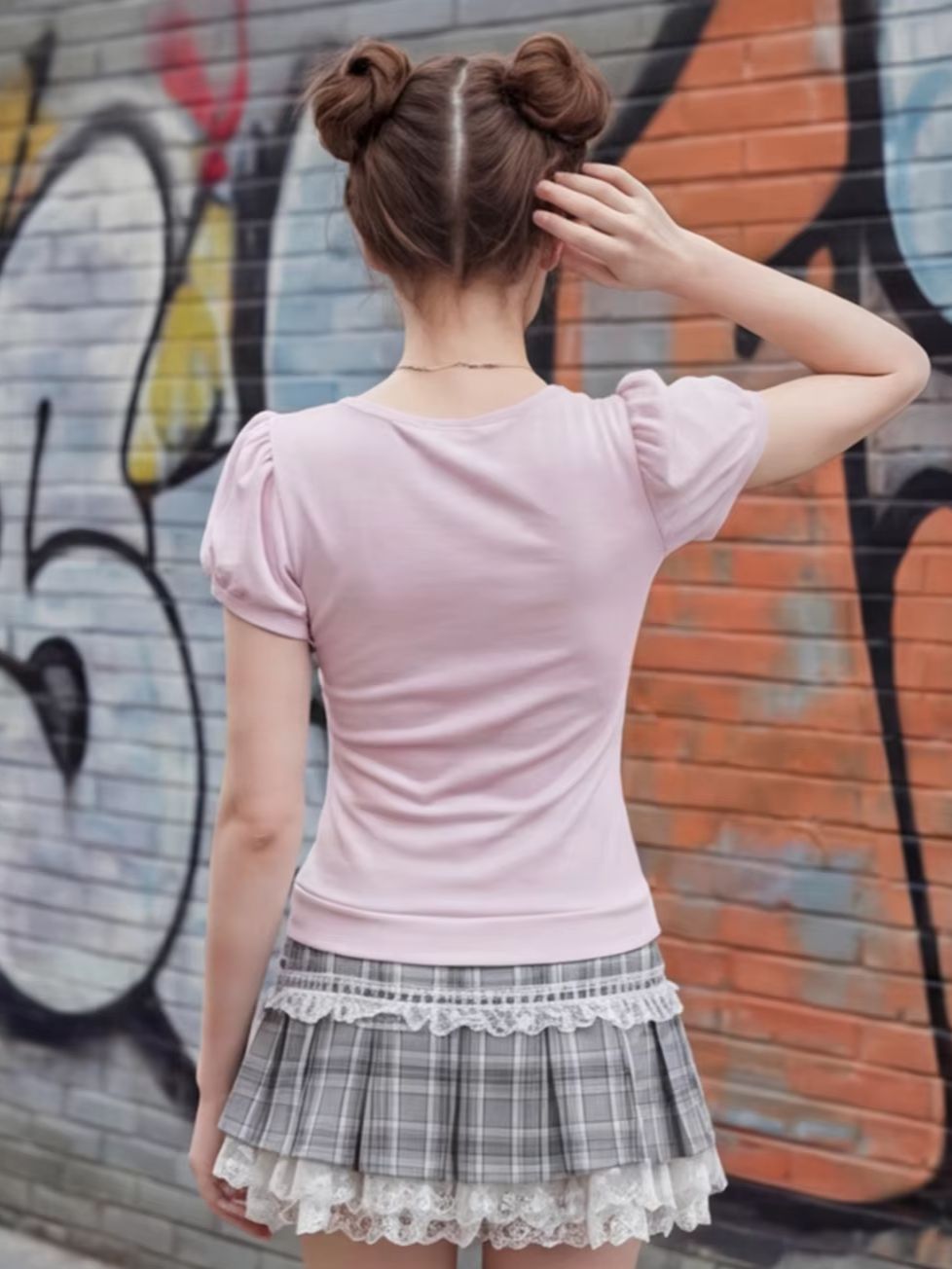 Women's pink lace patchwork to - đánh giá và giá Elastic Lace Trim