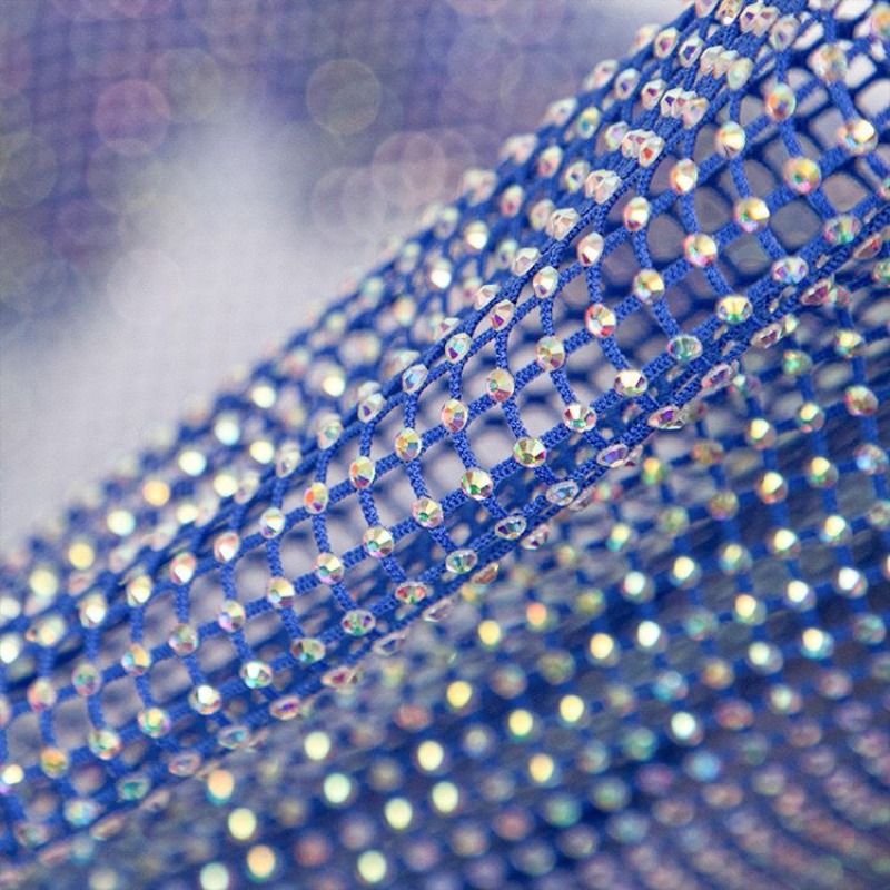 50x120cm Sewing Rhinestones Me - đánh giá và giá Crystal Mesh Fabric