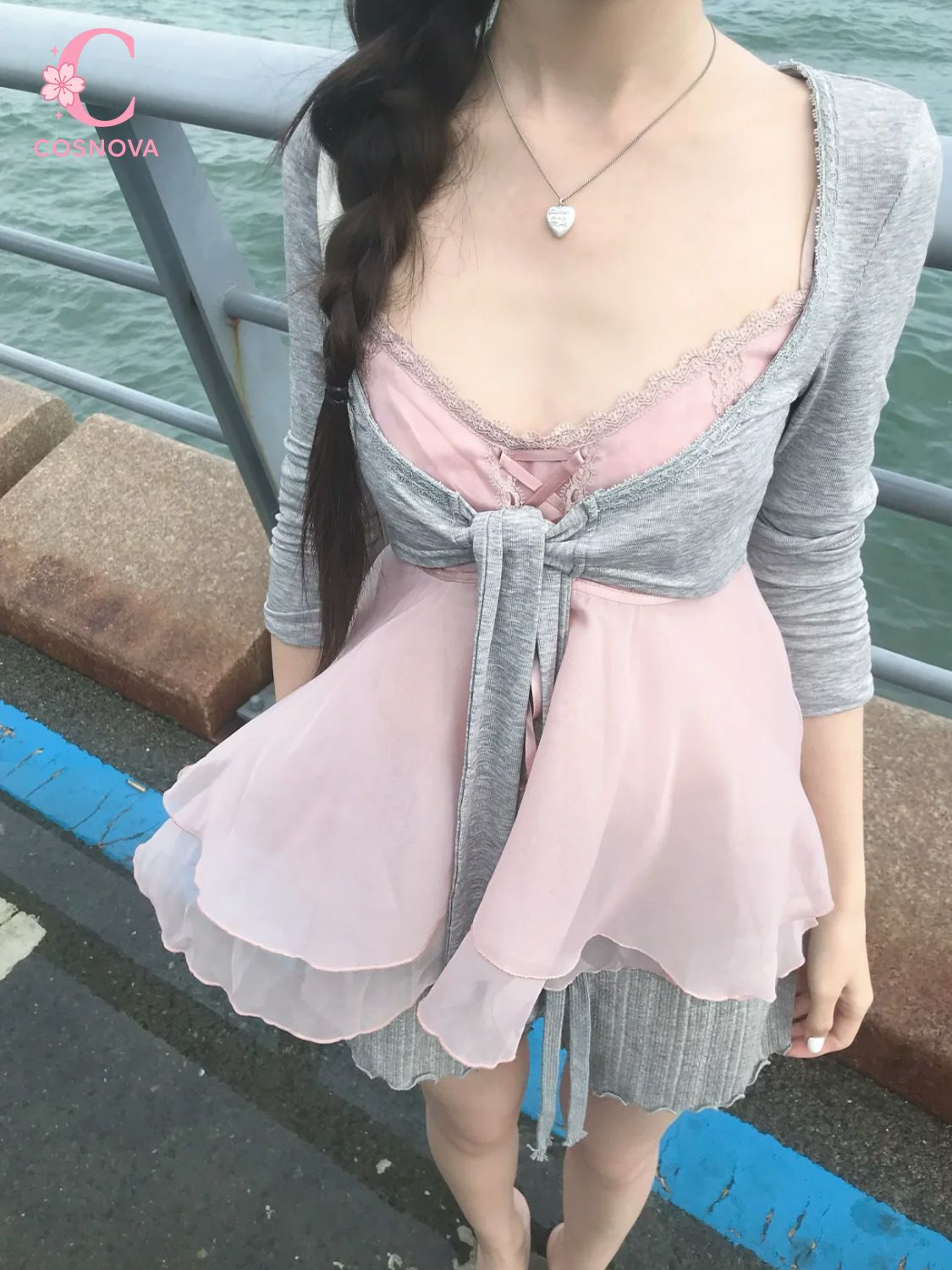 Korean Sweet Summer 3 Piece Se - đánh giá và giá Elastic Lace Trim