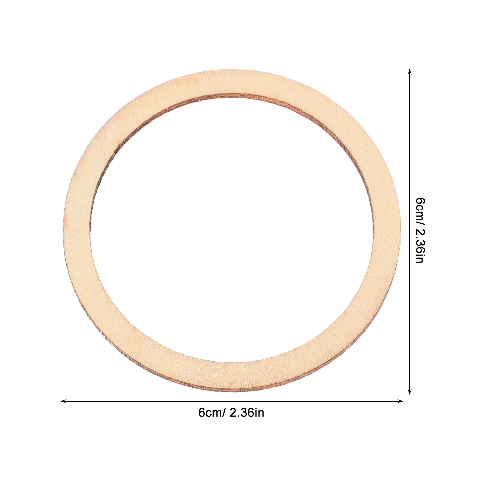 50Pcs Wooden Circle Embellishm - đánh giá và giá Embellishments For Scrapbooking