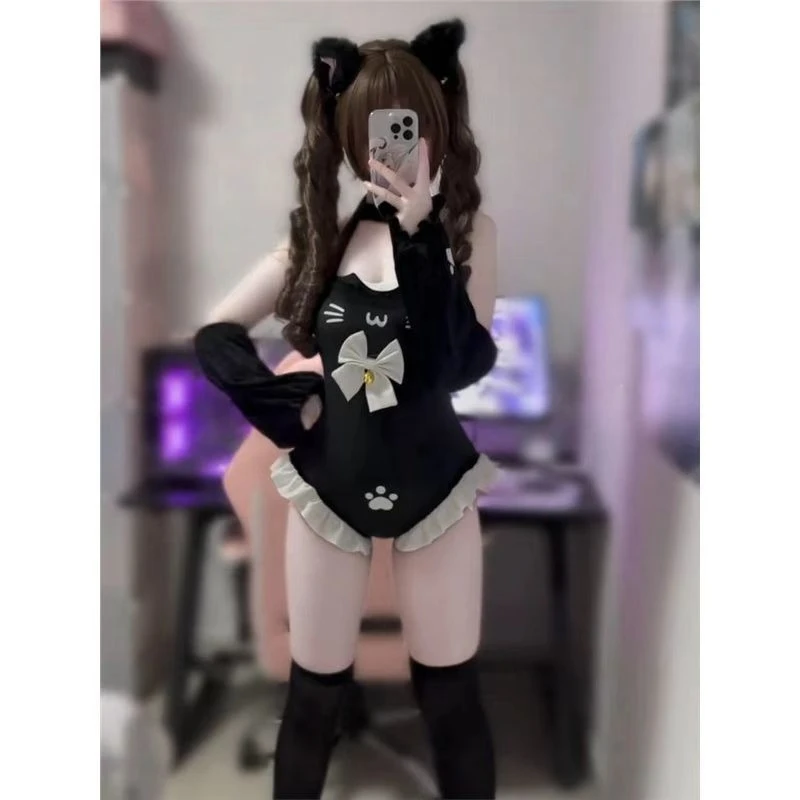 Japanese Cat Kawaii One-Piece  - đánh giá và giá Embellish Knit
