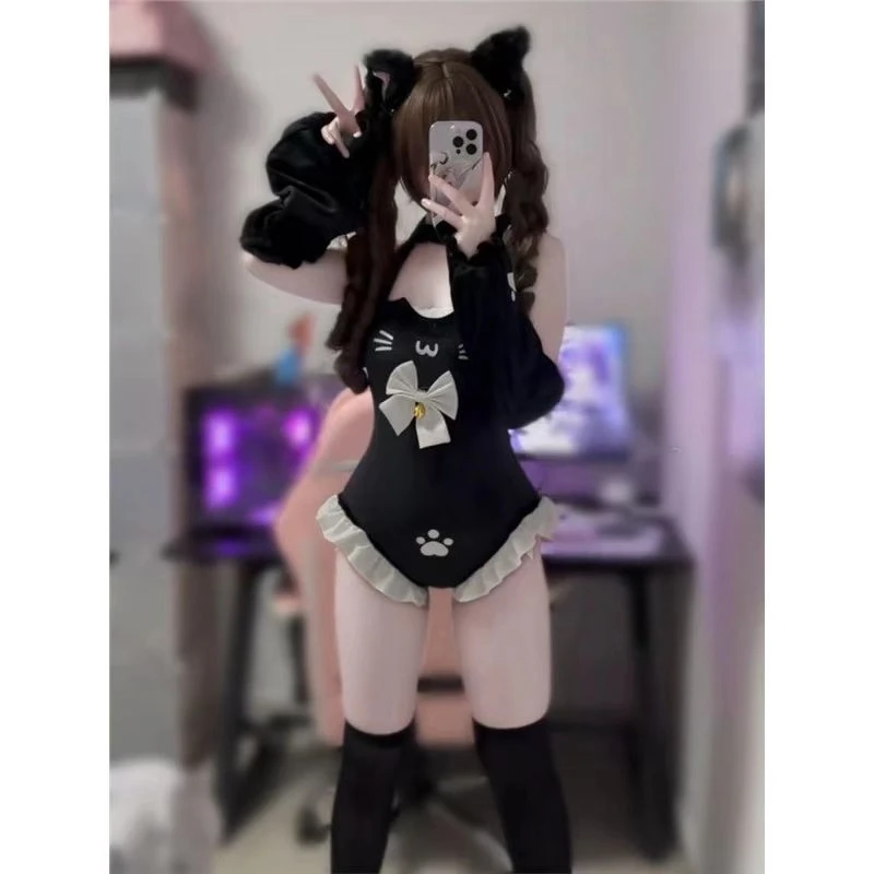 Japanese Cat Kawaii One-Piece  - đánh giá và giá Embellish Knit