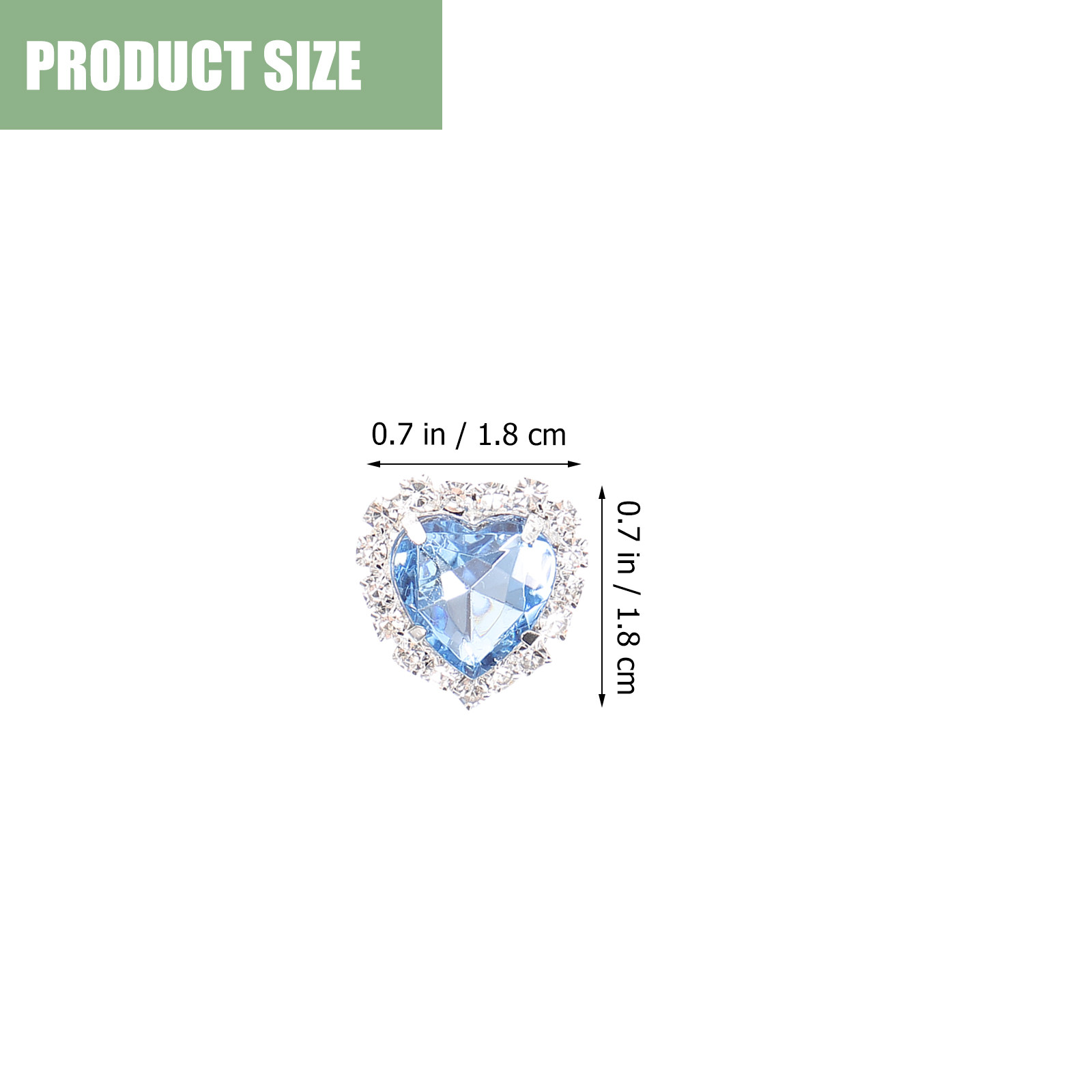 10Pcs Sew on Rhinestones Heart - đánh giá và giá Embellishment Glue Craft