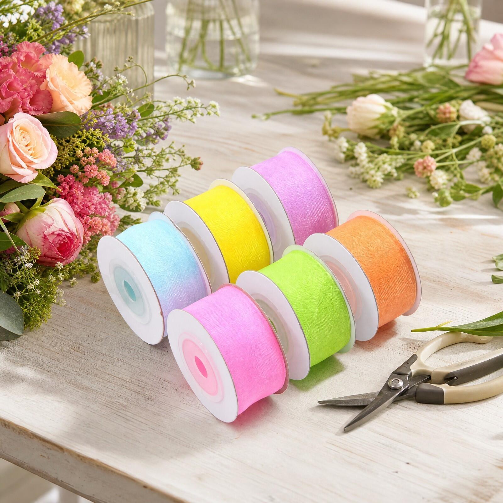 Transparent Decorative Ribbon  - đánh giá và giá Organza Ribbon Spool