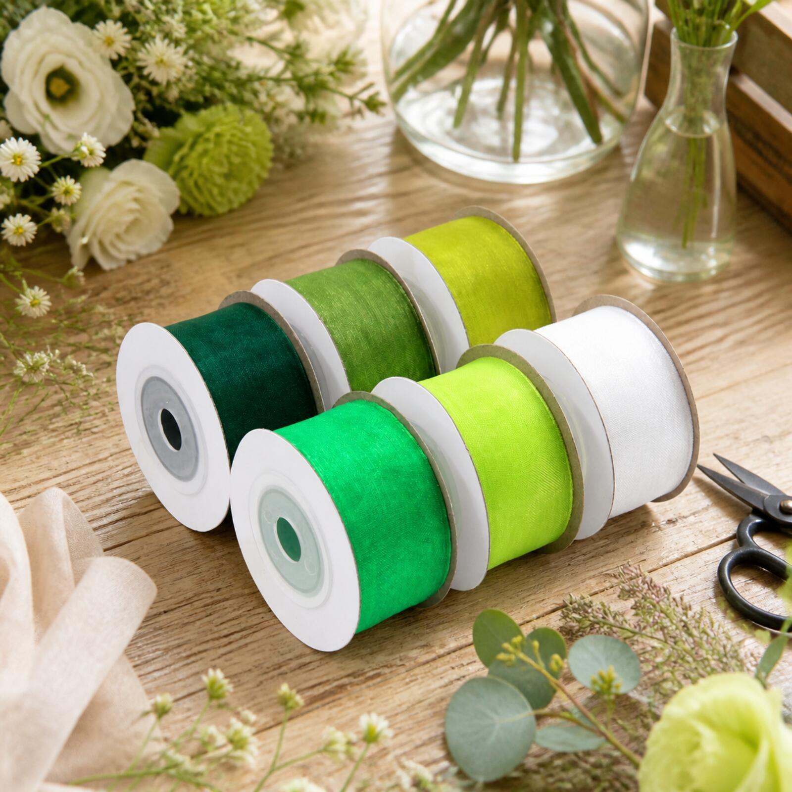 Transparent Decorative Ribbon  - đánh giá và giá Organza Ribbon Spool